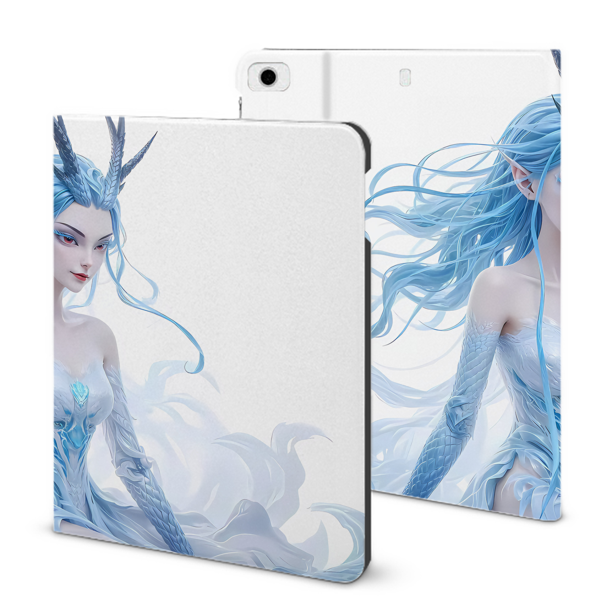 （画像用） Ne Zha 2 ナタ 魔童の大暴れ IPad ケース ブック型 PUレザー TPU 耐衝撃 軽量 薄型 ペン収納なし 全面保護 IPad 各モデル対応